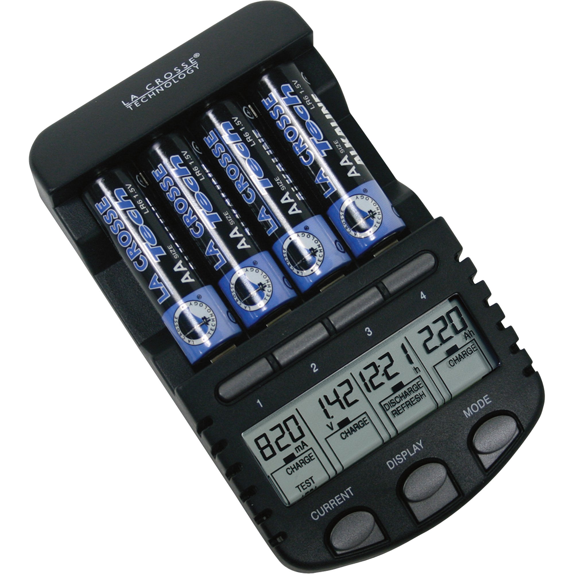 LaCrosse Technology Alpha Power Battery Charger — 200 mA - 500 mA or 700 mA, Model# BC-700